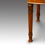 Edwardian satinwood inlaid duet stool - Image 3