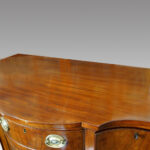 Edwardian mahogany serpentine sideboard Now Sold - Image 4