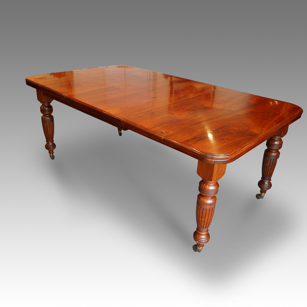 Edwardian-walnut-8-seat-dining-table.jpg Edwardian walnut 8 seat dining table Now Sold - Image 1