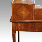 Edwardian walnut bon heur du jour - Image 2