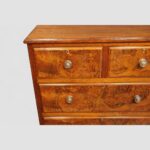 Edwardian walnut chest of drawers - Image 3