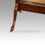 Edwardian walnut cheval mirror - Image 5