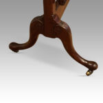 Edwardian walnut cheval mirror - Image 4