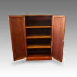 Edwardian walnut cupboard - Image 7