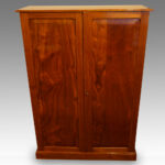 Edwardian walnut cupboard - Image 11