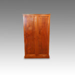 Edwardian walnut cupboard - Image 2
