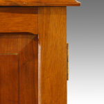 Edwardian walnut cupboard - Image 4