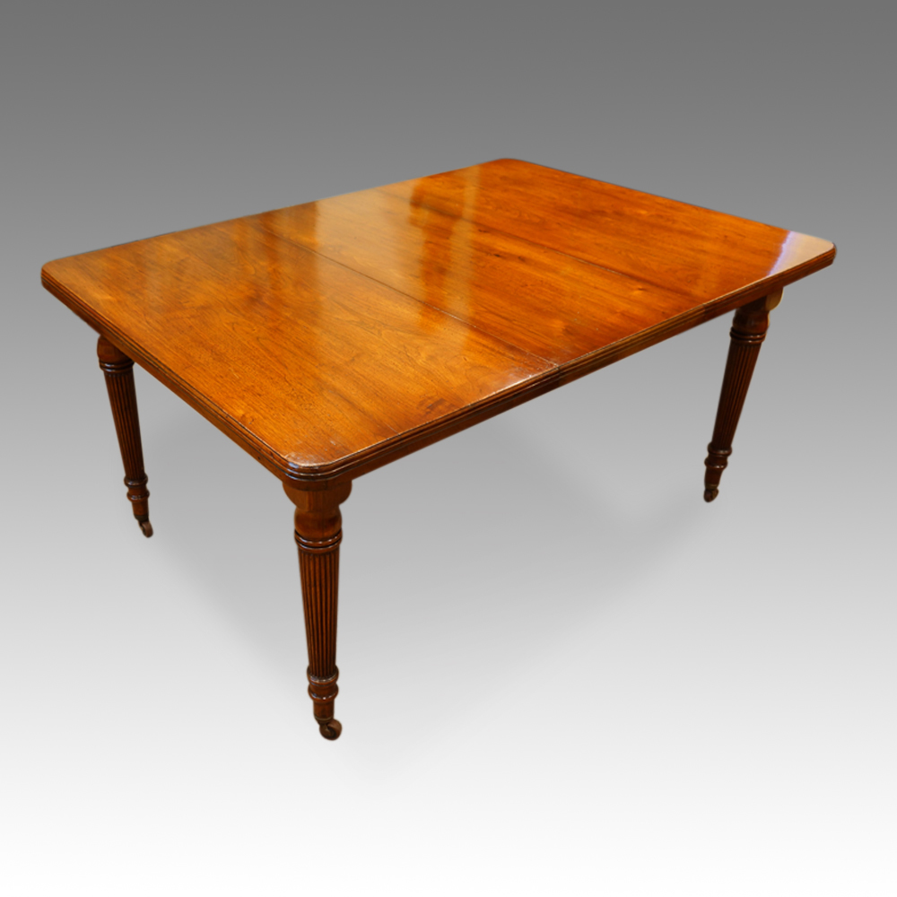 Edwardian-walnut-dining-table.jpg Edwardian walnut extending dining table NOW SOLD - Image 1