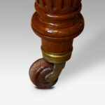 Edwardian walnut extending dining table - Image 21