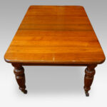 Edwardian walnut extending dining table - Image 16