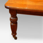 Edwardian walnut extending dining table - Image 18