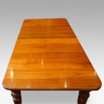 Edwardian walnut extending dining table - Image 17