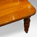 Edwardian walnut extending dining table - Image 14
