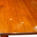 Edwardian walnut extending dining table - Image 10