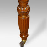 Edwardian walnut extending dining table - Image 9
