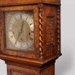 Edwardian walnut grandmother clock - Image 7