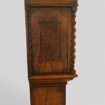 Edwardian walnut grandmother clock - Image 3