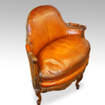 Edwardian walnut love seat - Image 14