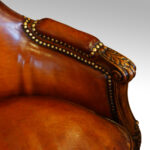 Edwardian walnut love seat - Image 12