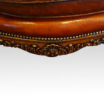 Edwardian walnut love seat - Image 10