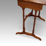 Edwardian walnut quartetto nest of tables - Image 6