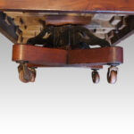 Edwardian walnut revolving bookcase - Image 5