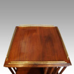 Edwardian walnut revolving bookcase - Image 2