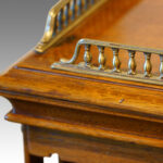 Edwardian walnut revolving bookcase - Image 4