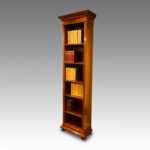 Edwardian walnut tall open bookcase Now Sold
