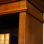 Edwardian walnut tall open bookcase Now Sold - Image 2