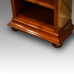 Edwardian walnut tall open bookcase Now Sold - Image 3