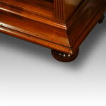 Edwardian walnut tall open bookcase Now Sold - Image 4