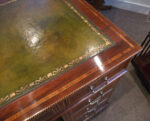 Edwardian Inlaid Mahogany Maple & Co Pedestal Desk - Image 4