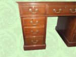 Edwardian Inlaid Mahogany Small Pedestal Desk NOW SOLD - Image 4