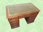 Edwardian Inlaid Mahogany Small Pedestal Desk NOW SOLD - Image 5