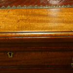 Edwards & Roberts walnut pedestal desk - Image 7