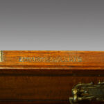 Edwards & Roberts walnut pedestal desk - Image 5