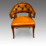 Mahogany tub shaped Desk Chair