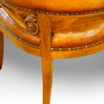 Mahogany tub shaped Desk Chair - Image 2