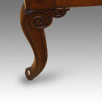 Empire revival mahogany tub shaped desk chair - Image 6