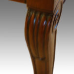 Empire revival mahogany tub shaped desk chair - Image 7