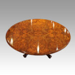 Fine Victorian burr walnut coffee table - Image 3