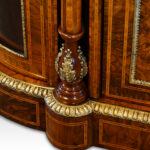 Magnificent Victorian inlaid walnut credenza - Image 7