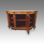 Magnificent Victorian inlaid walnut credenza - Image 6