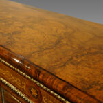 Magnificent Victorian inlaid walnut credenza - Image 5