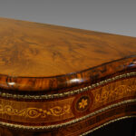 Magnificent Victorian inlaid walnut credenza - Image 4