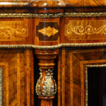Magnificent Victorian inlaid walnut credenza - Image 14