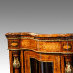Magnificent Victorian inlaid walnut credenza - Image 13