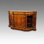 Magnificent Victorian inlaid walnut credenza - Image 10