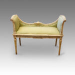 French decorated window seat